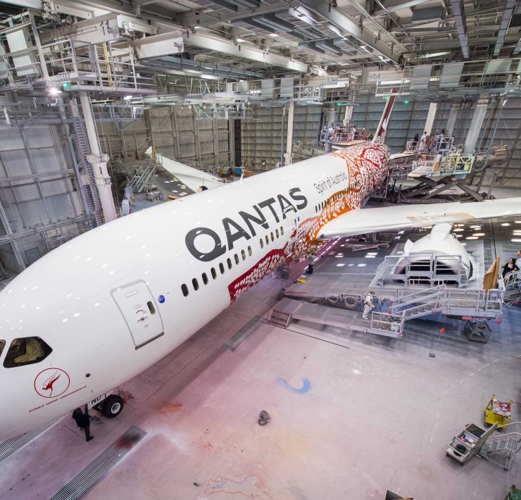 Qantas Has Released First Pictures Of Its Latest Indigenous Livery: Celebrating The Yam Plant