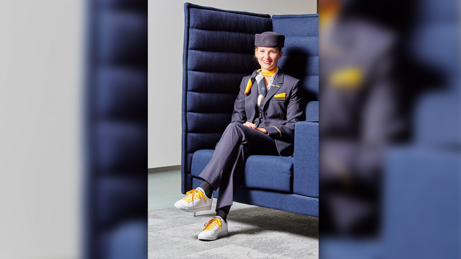 Flight Attendants Wearing Sneakers First Joon And Now Lufthansa Gets In On The Act