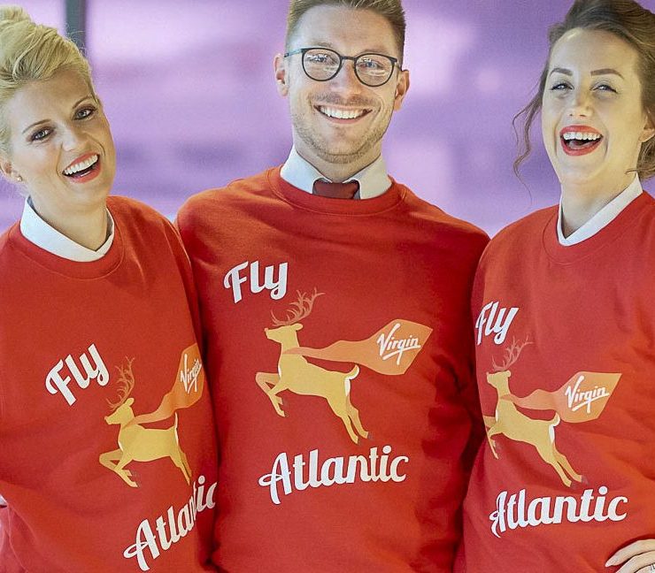 Virgin Atlantic's Cabin Crew to Swap Designer Threads for Ugly Christmas Jumpers