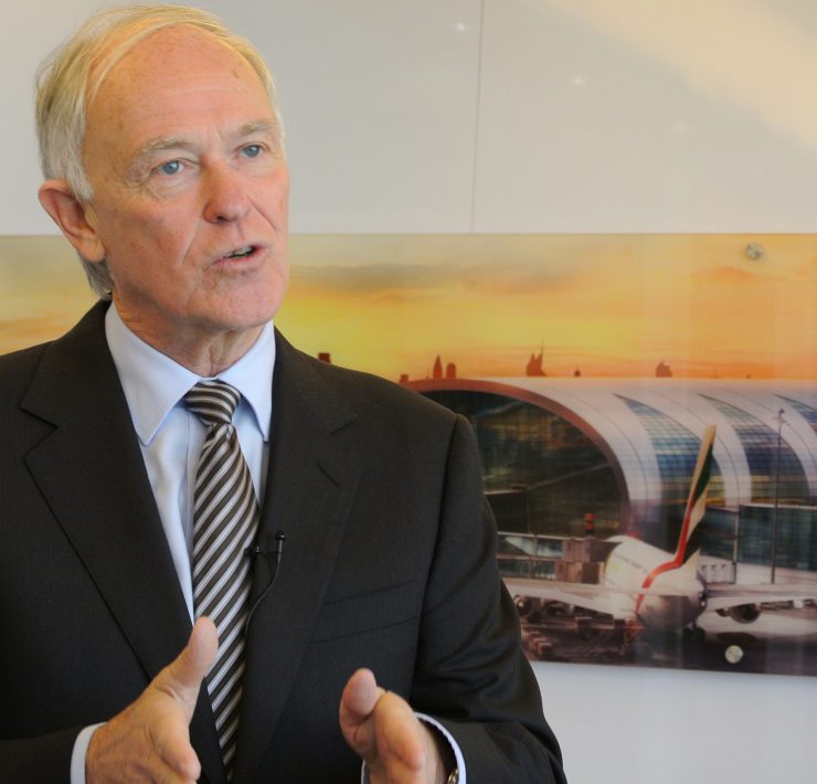 The President of Emirates, Sir Tim Clark