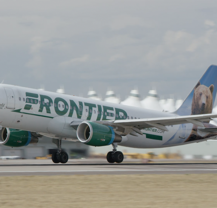 a plane taking off from a runway