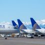 airplanes parked on a runway