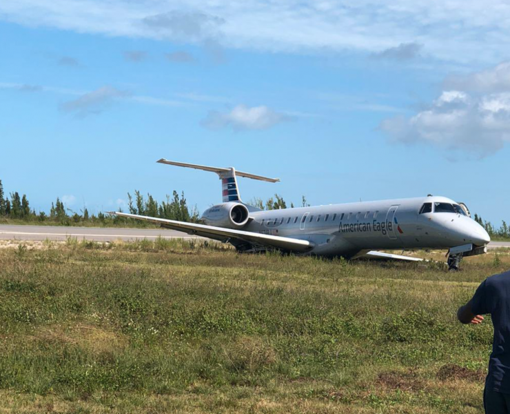 an airplane on the ground