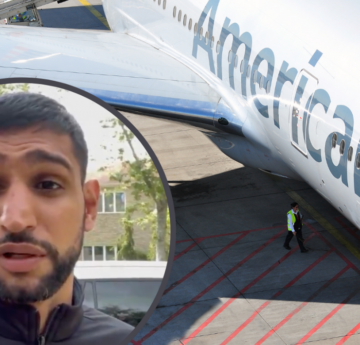 a man standing in front of a plane