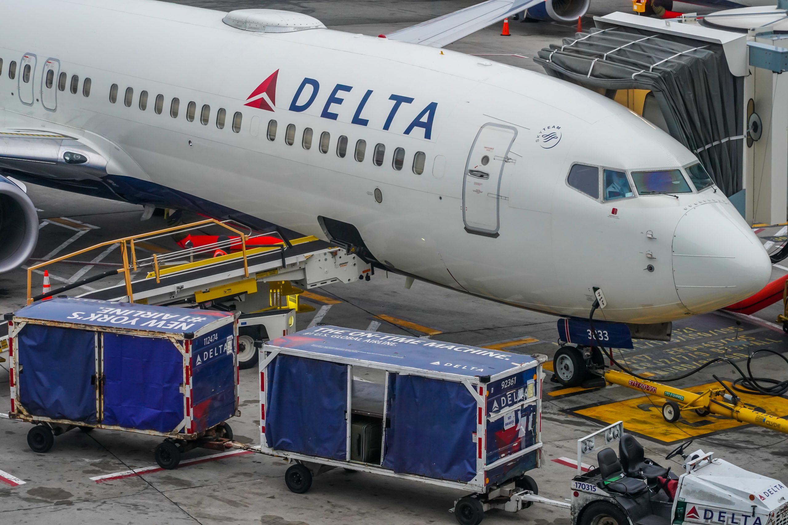 Delta airlines cheap damaged luggage