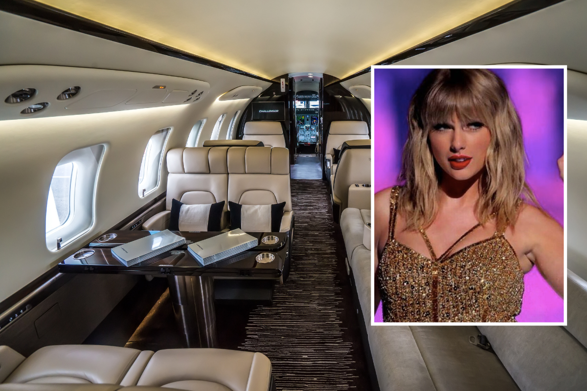 Inside Taylor Swift’s 40 Million Worth Private Jet & Travis Kelce’s