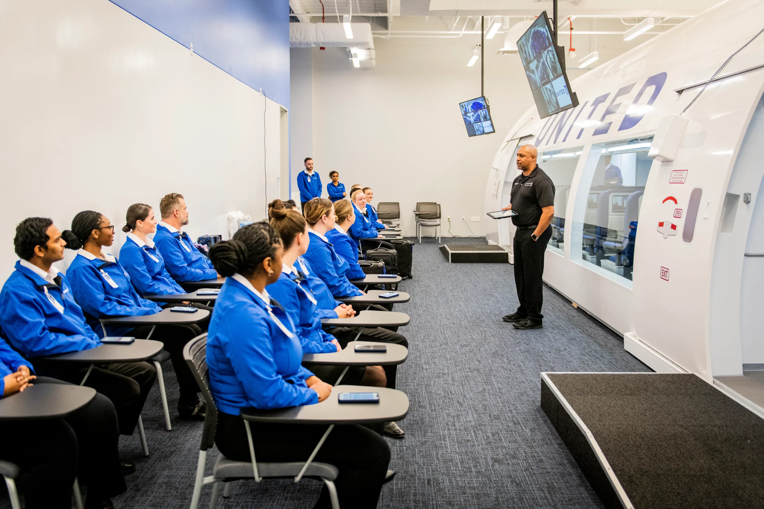 United Airlines Opens 32 Million Flight Attendant Training Center That 