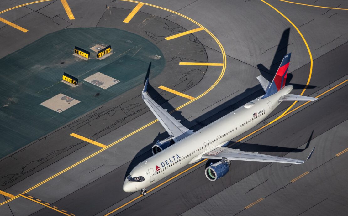 an airplane on a runway