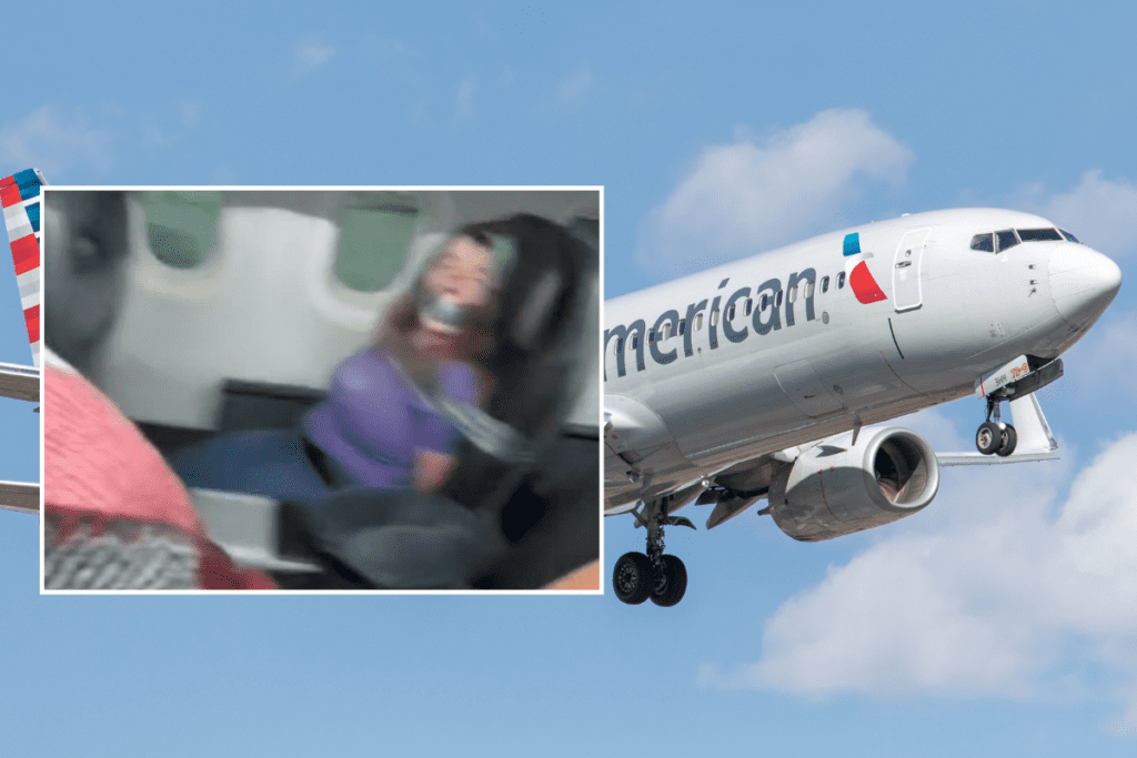 Woman Who Was Duct Taped To A First Class Seat On An American Airlines ...