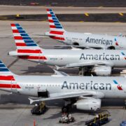 airplanes parked on a runway