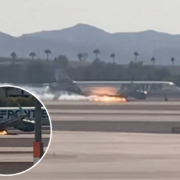 an airplane on the runway