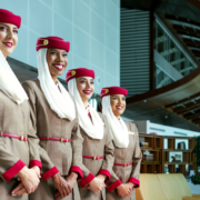 a group of women wearing matching outfits