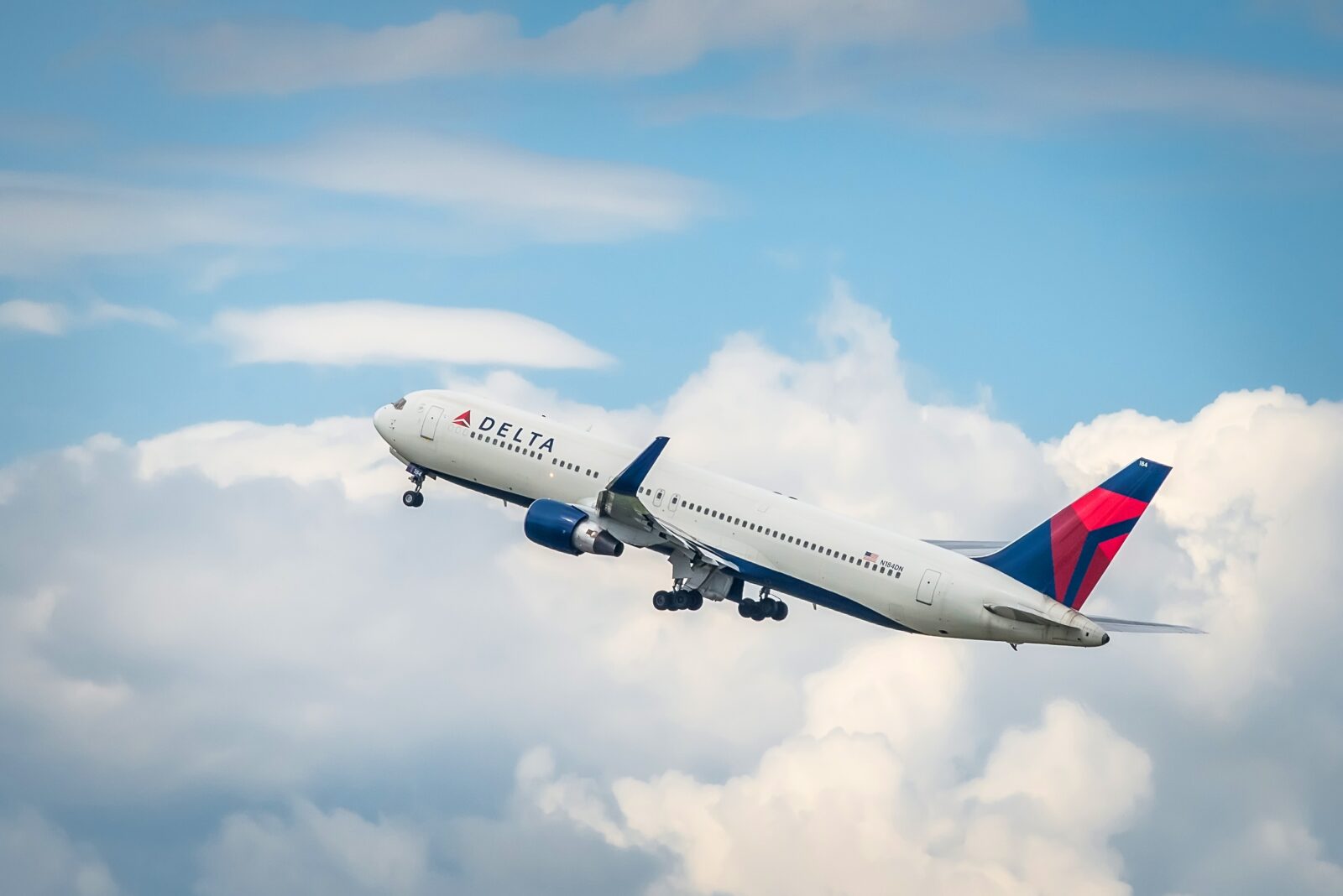 a plane flying in the sky