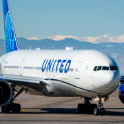 a large airplane on a runway