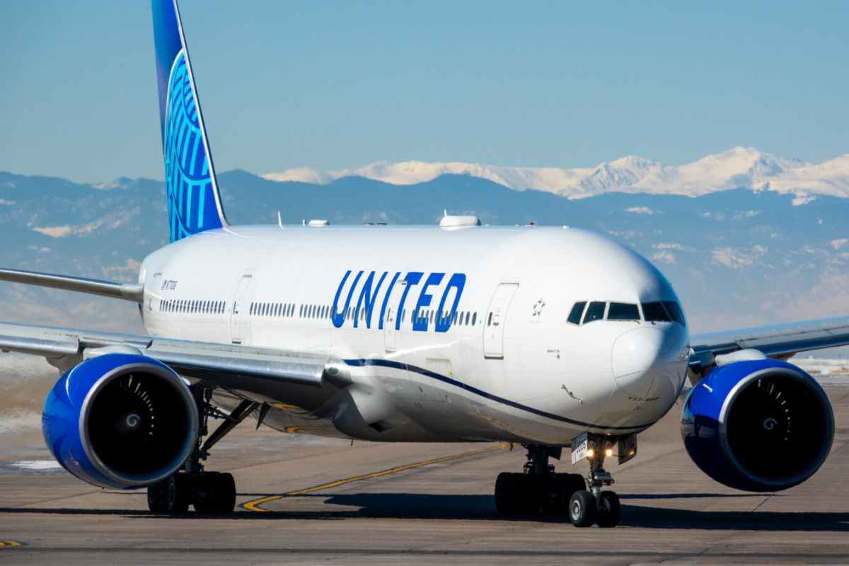 a large airplane on a runway